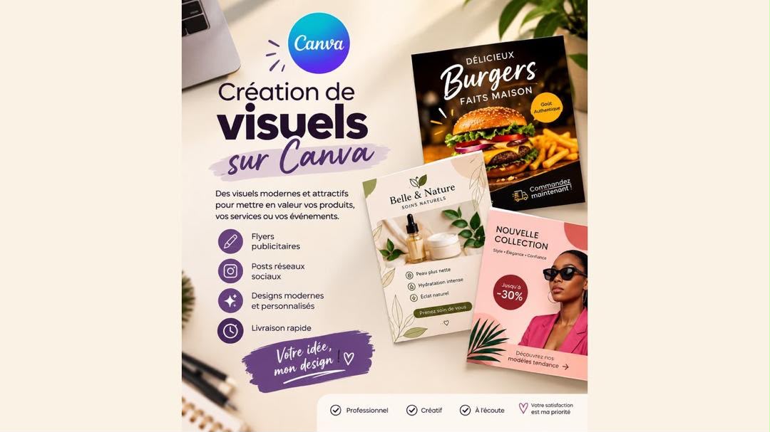 Je vais creer des flyers publicitaires attractifs et professionnels