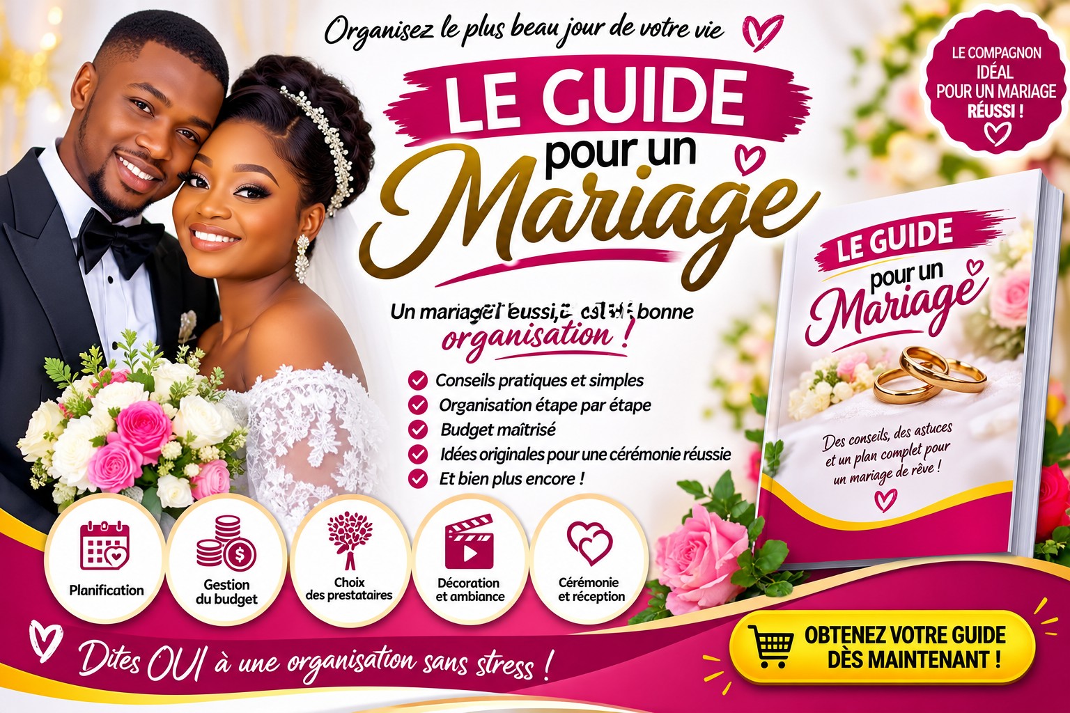 Je vais Crée un guide de mariage réussi sans stress