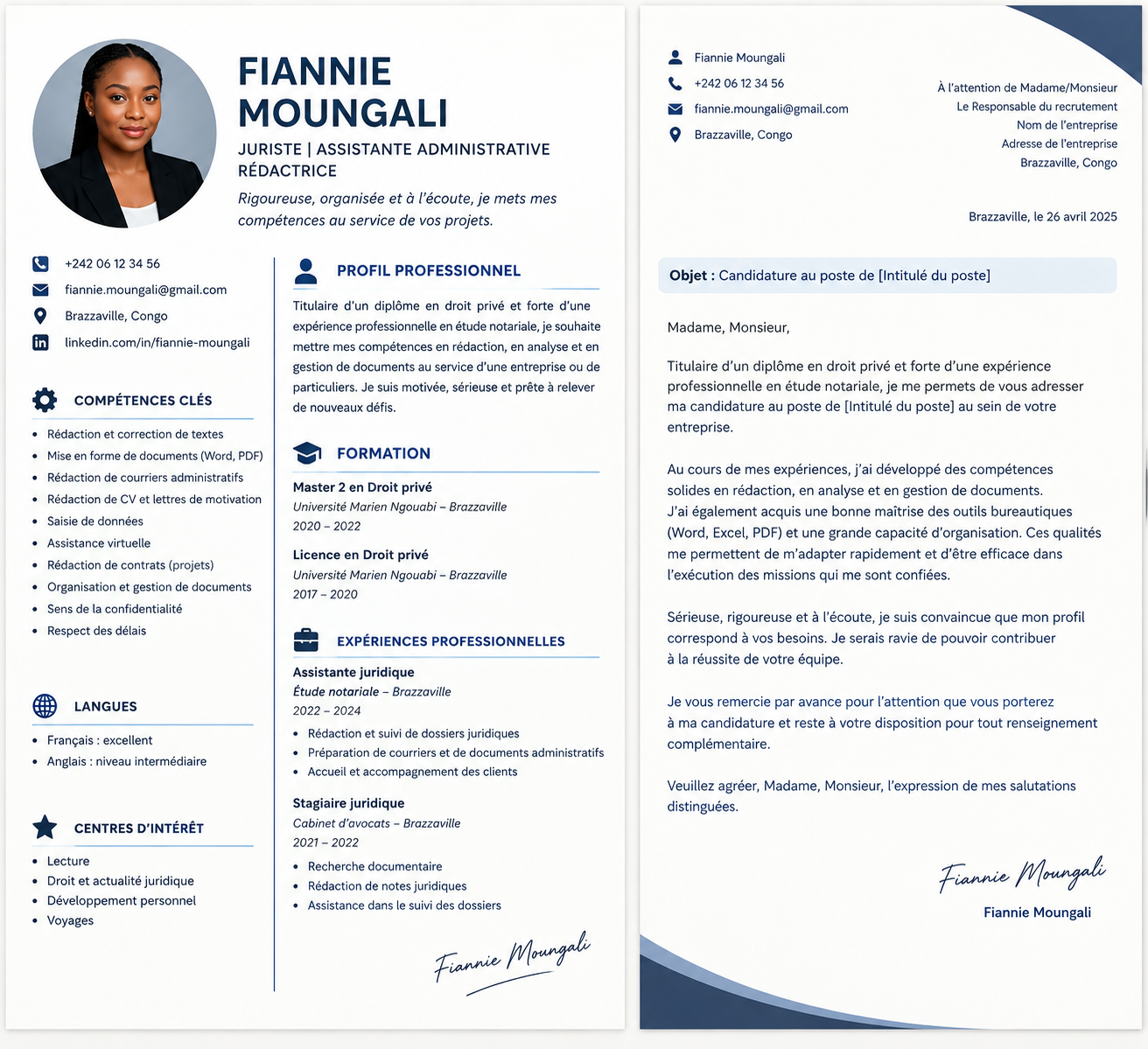 Je vais proposer des services de rédaction et de correction de CV, lettres de motivation, courriers administratifs et contrats,