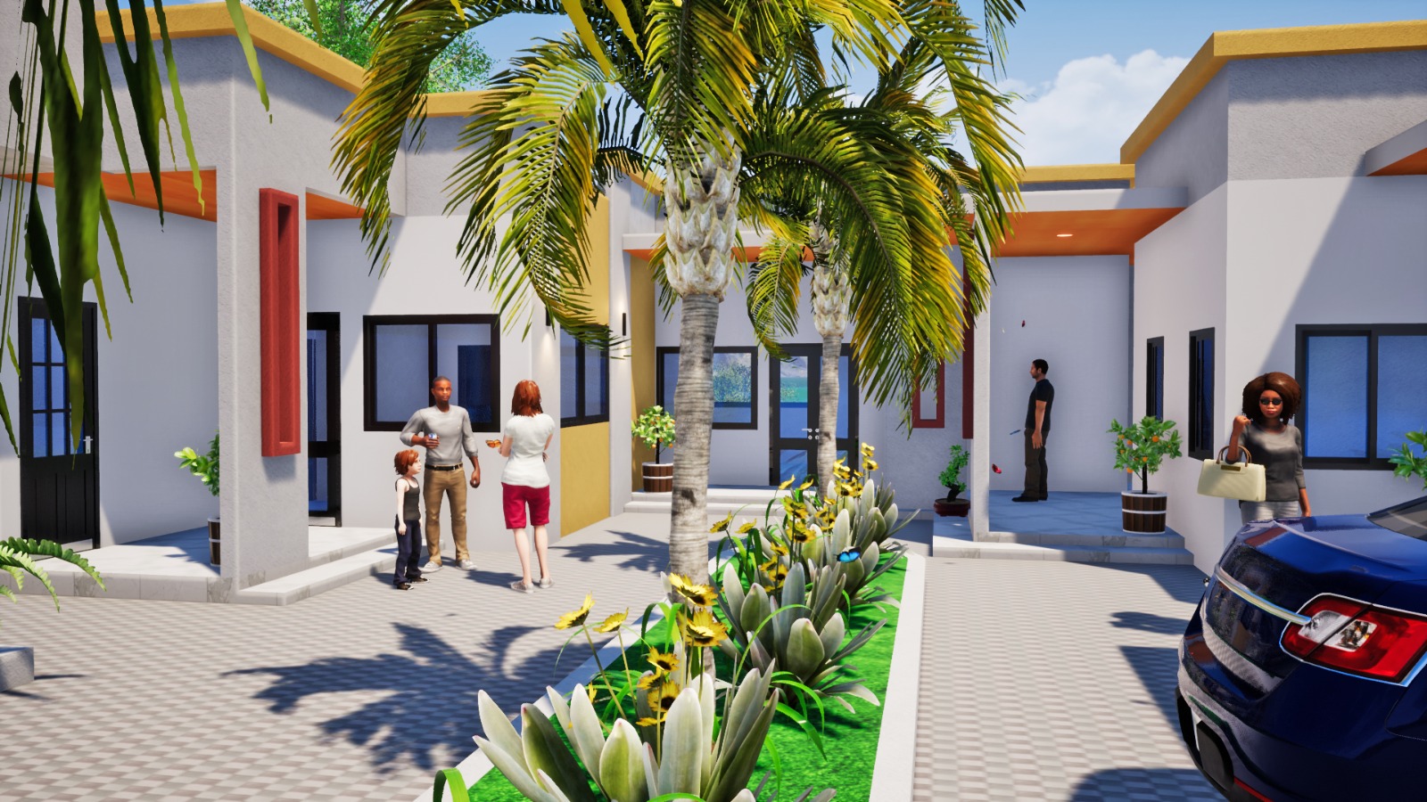 Je vais Faire Son projets de construction.