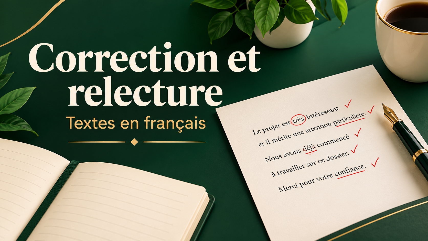 Je vais Je vais corriger et relire vos textes en français
